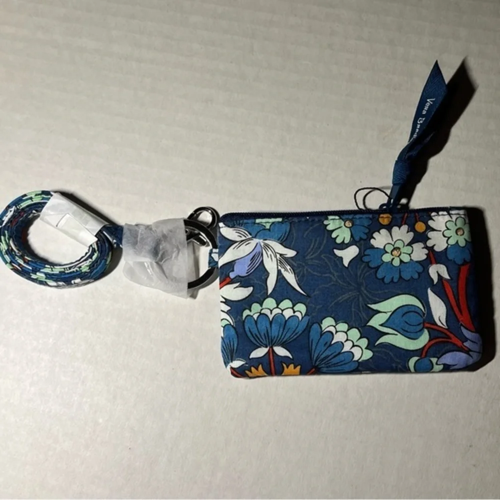 Vera Bradley‎ Zip ID & Lanyard Floral Bursts New with Tags